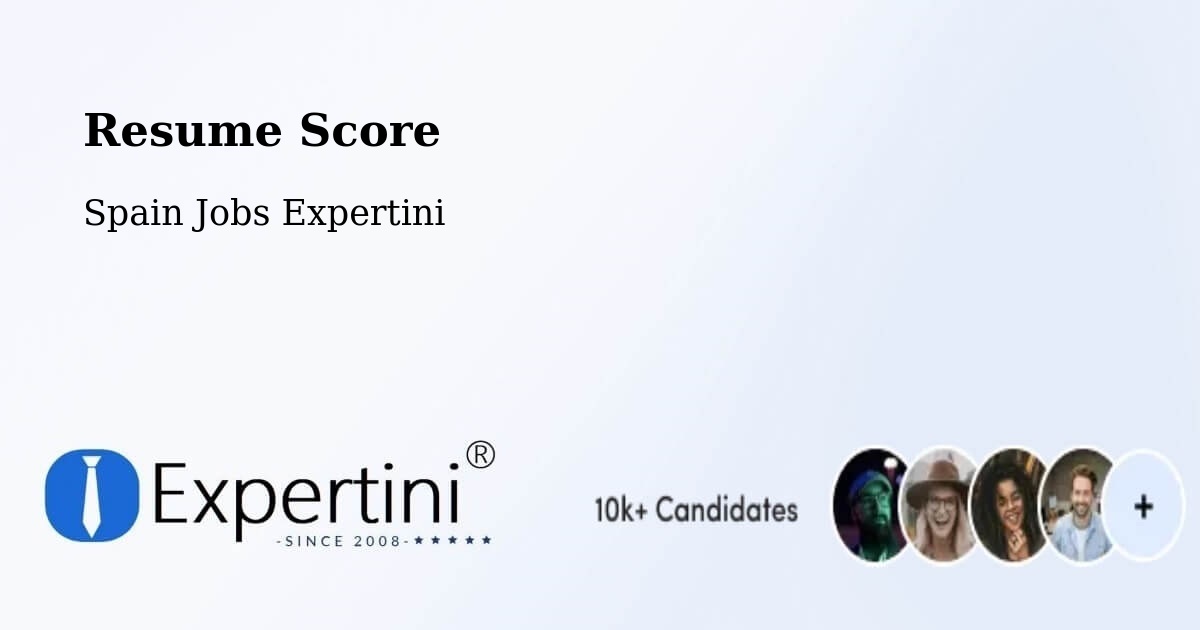 Resume Score & Job Description Match Tool – Celadas - Spain Jobs Expertini